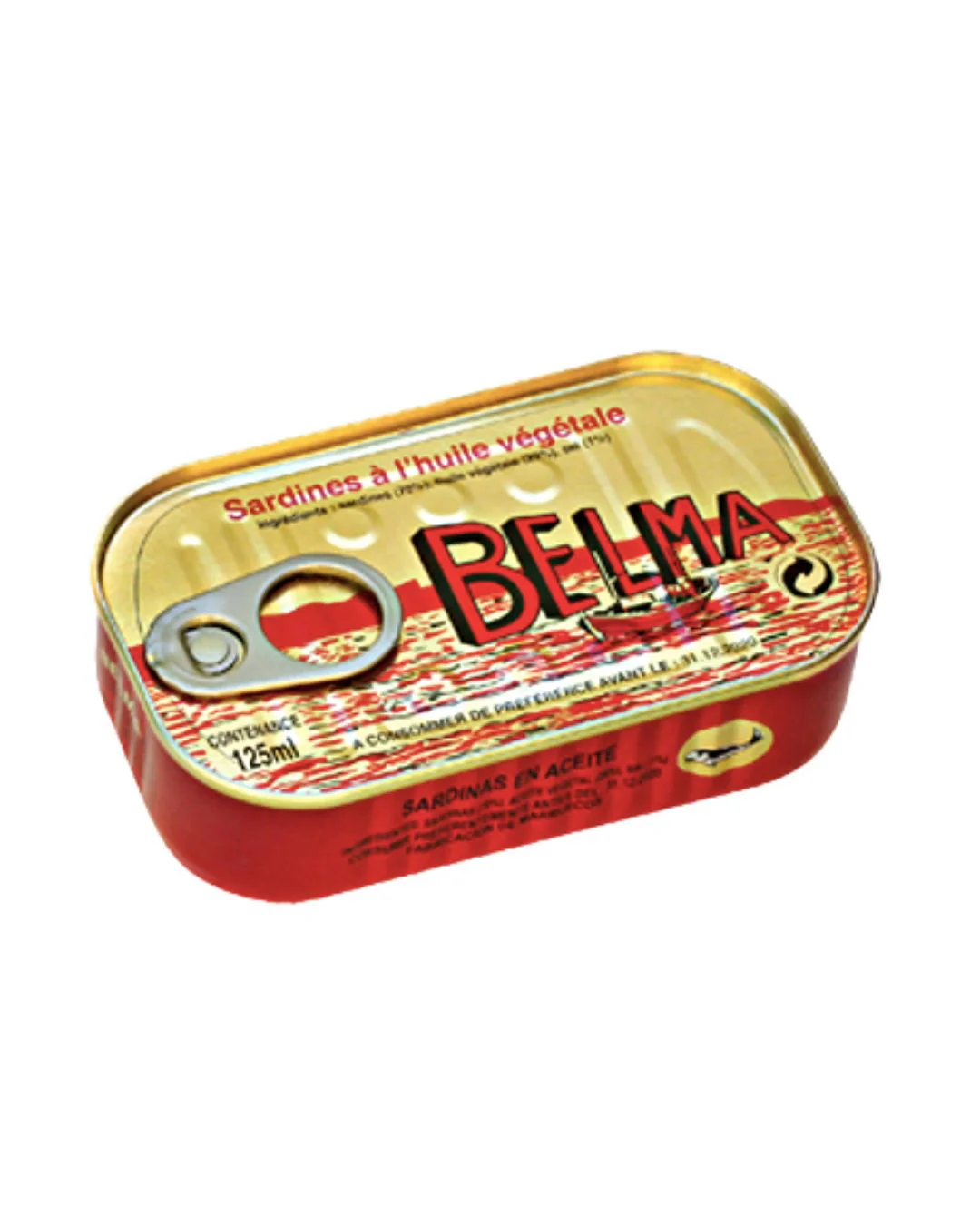 Belma Sardines in Vegetable Oil – Premium Moroccan Canned Sardines, Ready-to-Eat, High in Protein & Omega-3