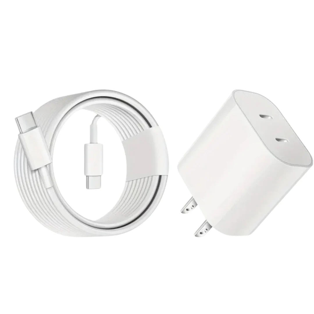 For iPhone 16 Charger Fast Charging Block, Dual Port USB C iPhone 15 Wall Charger Adapter, 1Pack 6FT Quick USB C to C Cable for iPhone16/ 16ProMax/ 15/ 15 ProMax/ iPhone 14/ 14 Pro Max/ 13/ 13 Pro/ 12/ 12 Pro/ 11/ 11 Pro/ XS, iPad