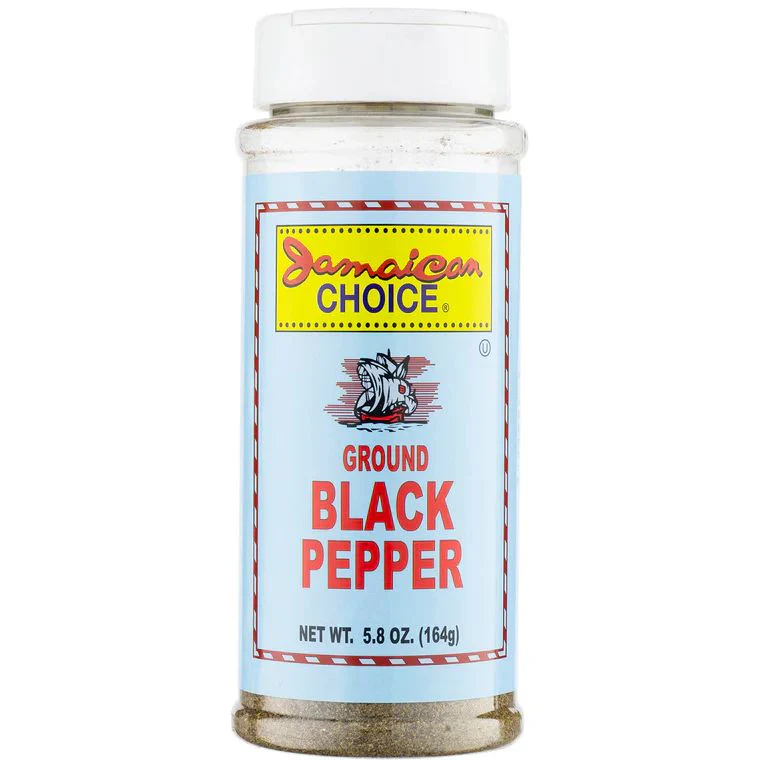 Jamaican Choice Ground Black Pepper, 5.8 Oz