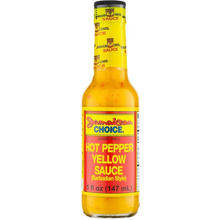 Jamaican Choice Yellow Pepper Hot Sauce, 5 Oz