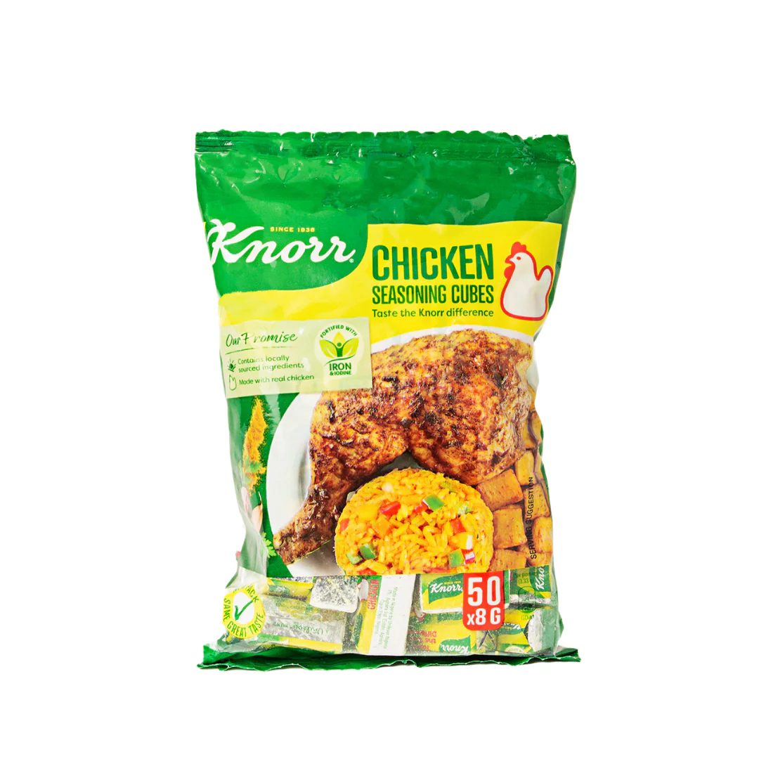 Knorr Chicken Seasoning Cubes Carton 8g X 50 Pieces X 17 Sachets - Image 2