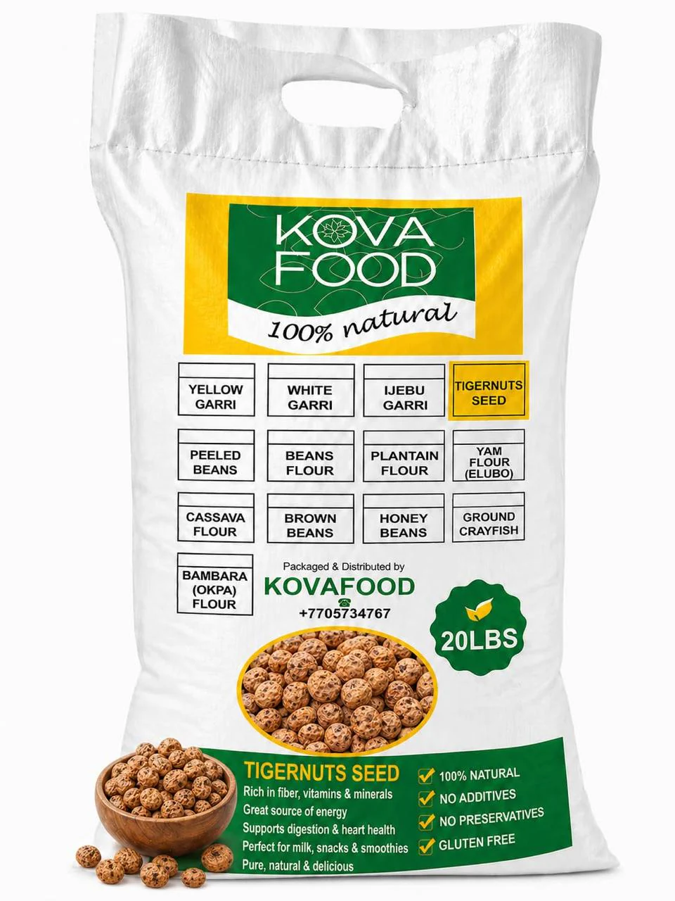 Premium Whole Tigernuts - West African Raw Dried Aya Superfood Tuber, Nut-free & Gluten-free. Raw Chufa Nuts for Authentic Horchata Drink & Aya Milk - Image 3